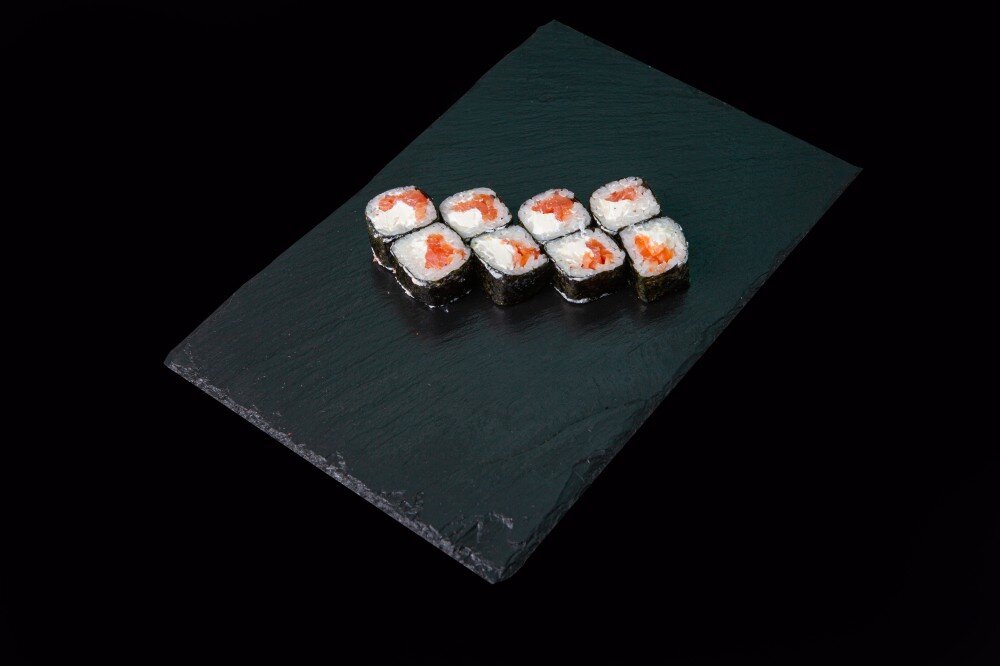 Сливочный мак с лососем