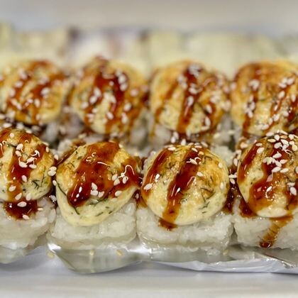 Ролл  Просто Запеченный 
начинка на выбор