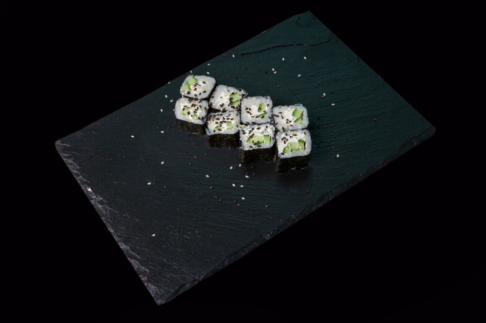 Сливочный мак с огурцом