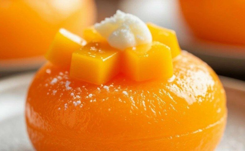 Моти Манго с белым шоколадом