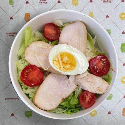 Салат «Цезарь» с куриной грудкой