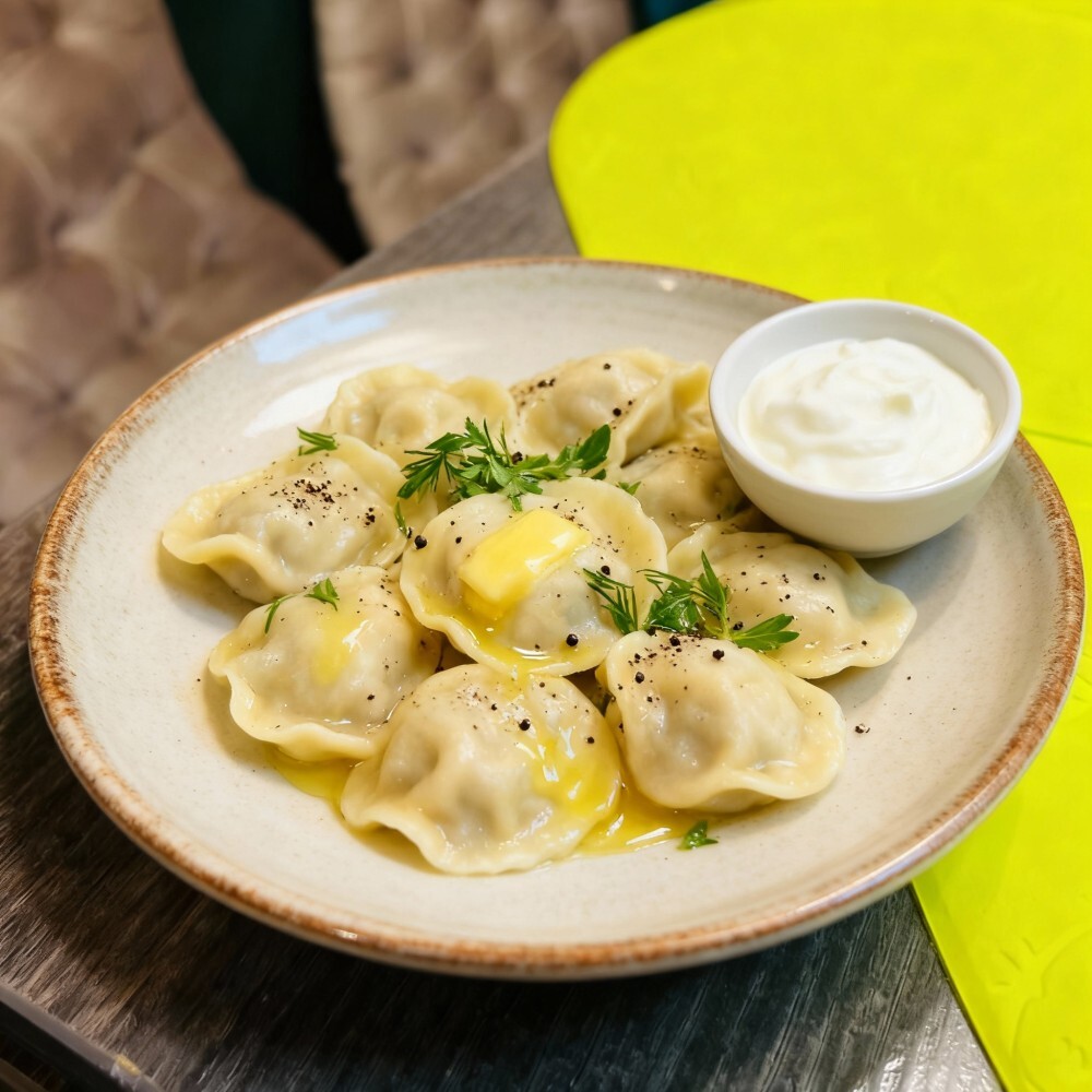 Пельмени куриные отварные