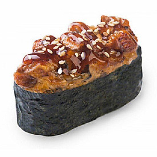 Запеченные суши с угрем