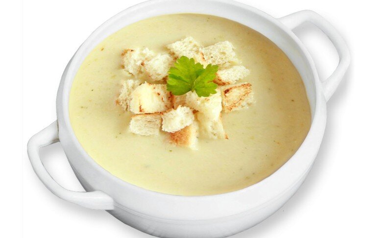 Суп-пюре из шампиньонов