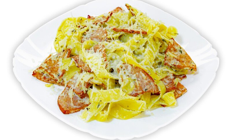 Паста с ветчиной