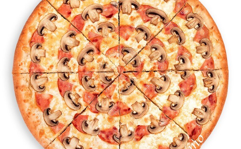 Ветчина и грибы