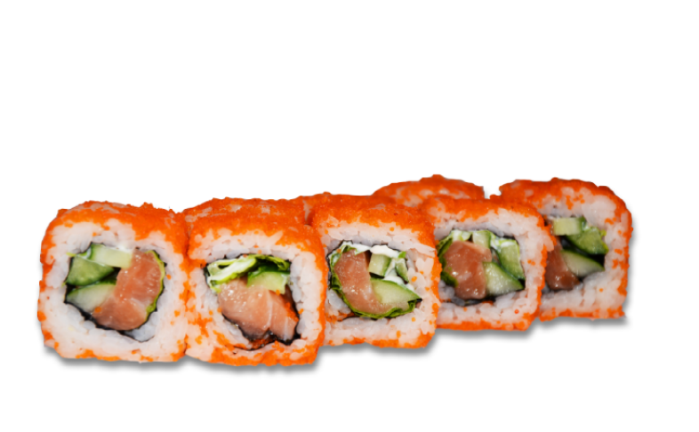 Ролл «Калифорния» с лососем