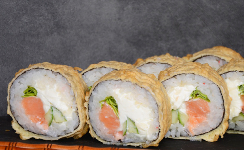 Ролл «Сяке темпура»