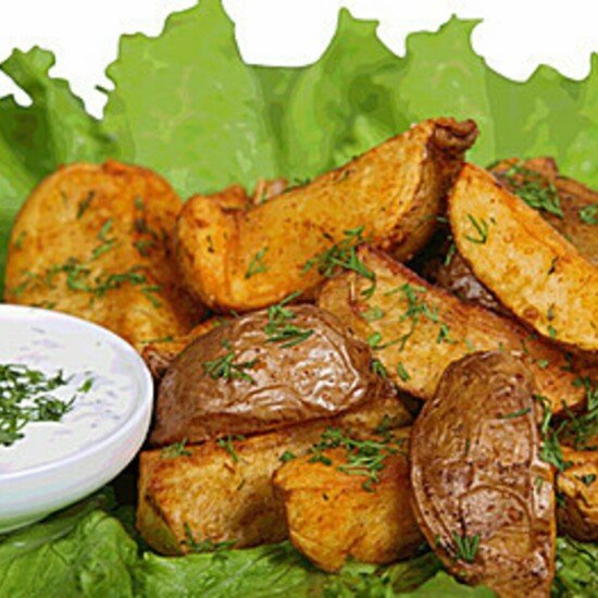 Картофель по-деревенски