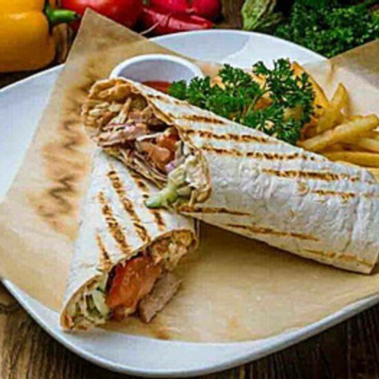 Шаурма свиная с «Фри»