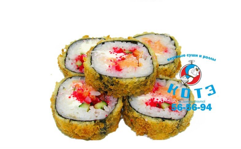 Мини-ролл «Сяке темпура»