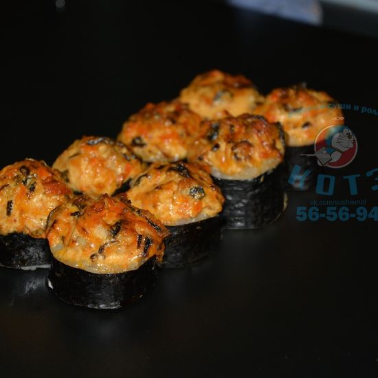 Запечённый ролл «Спайси Игай»