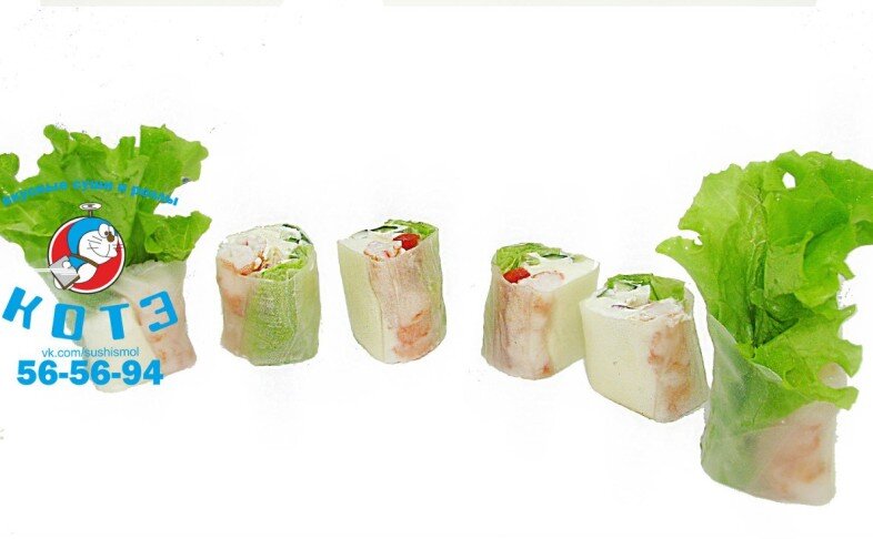 Лайт ролл с креветками