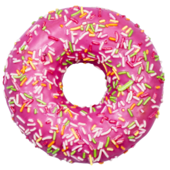 Донат Клубничный