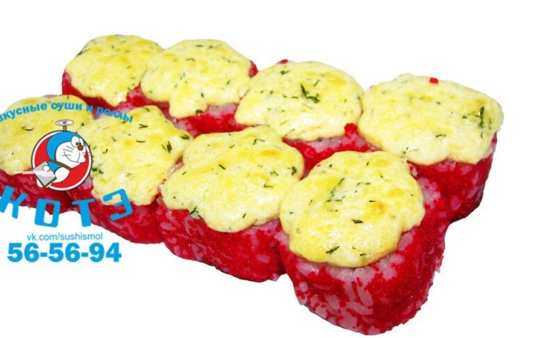 Запечённый ролл «Калифорния» с креветкой