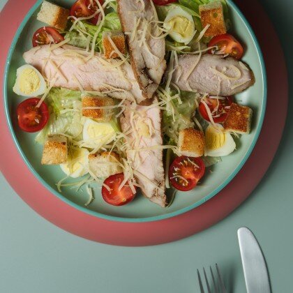 Салат «Цезарь» с курицей