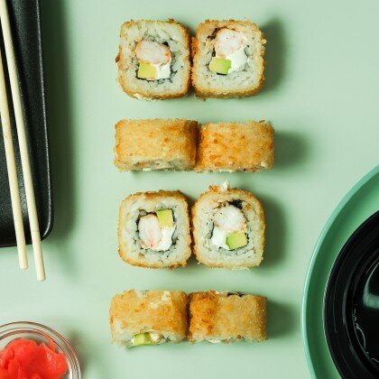 Ролл «Касай-эби» (теплый)