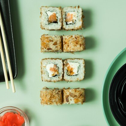 Ролл «Кранч лосось»