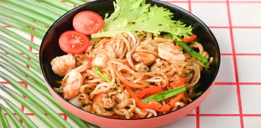 Фучжоу лапша с морепродуктами