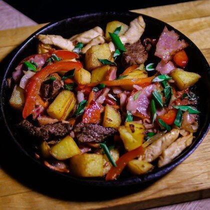 Шипящая сковородка"Скоблянка"