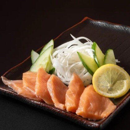 Сашими с лососем