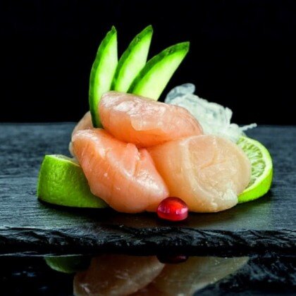 Сашими с гребешком