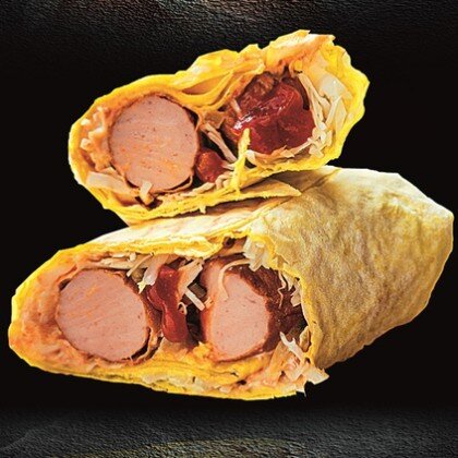 Хот-дог в лаваше одинарный