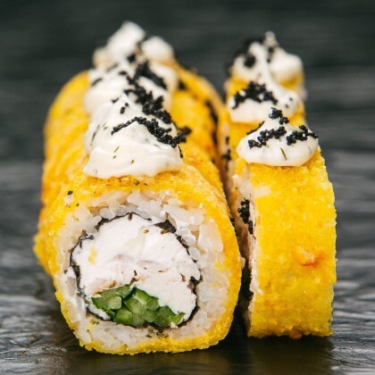 Ролл Жареный с курицей (8шт)