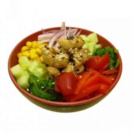 Поке с курицей