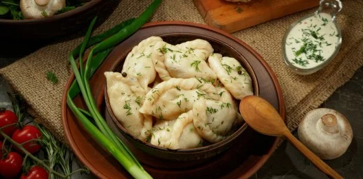 Вареники с картофелем и грибами