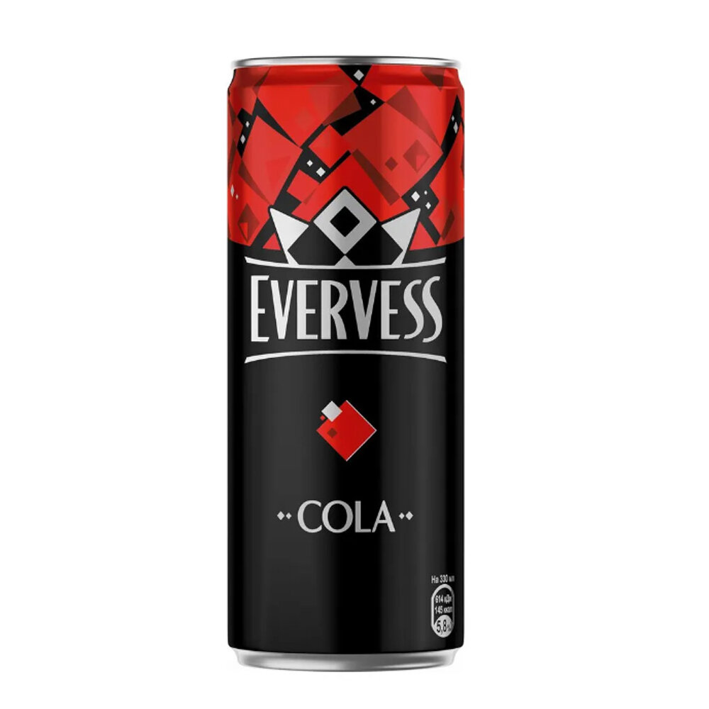 Газированный напиток Evervess Кола