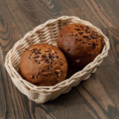 Булочка белая