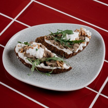 Брускетта паштет