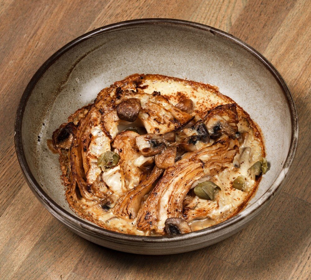 Молодая капуста гриль