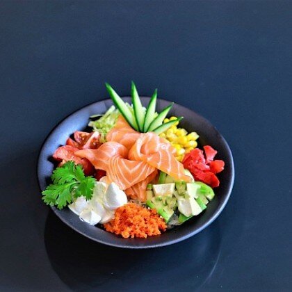 Поке с лососем