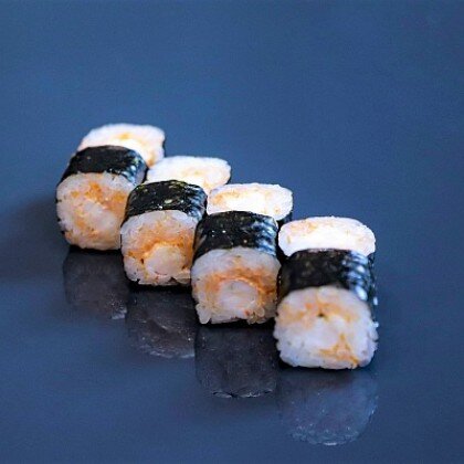 Мини ролл с креветкой острый