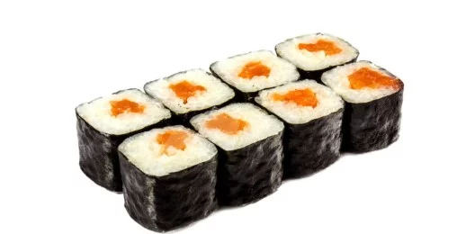 МИНИ РОЛЛ С КОПЧЕНЫМ ЛОСОСЕМ