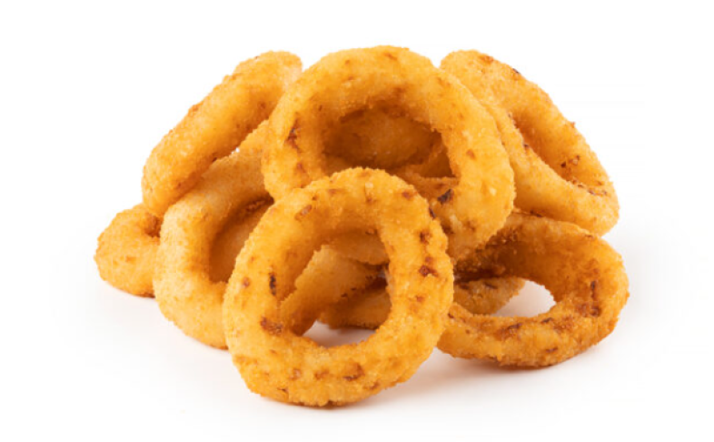 Луковые кольца в панировке