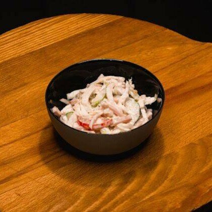 Салат «Ветчина с грибами»