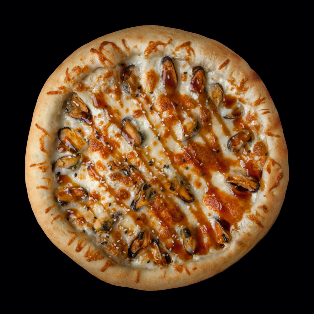 Пицца «Мидии-Унаги»