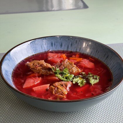 Борщ с говядиной