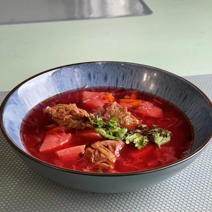 Борщ с говядиной