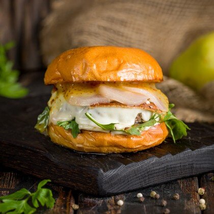 Бургер «Пьяная груша»