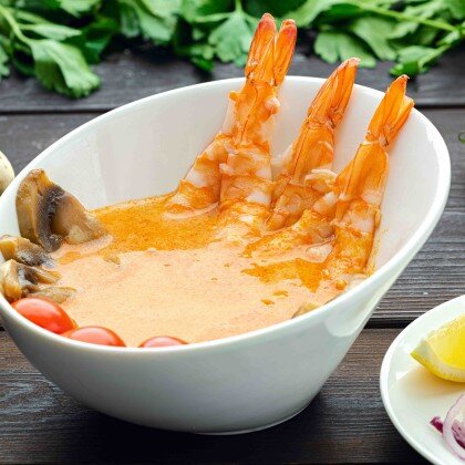 Том Ям с креветками