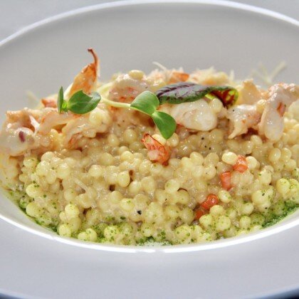 Птитим с креветками