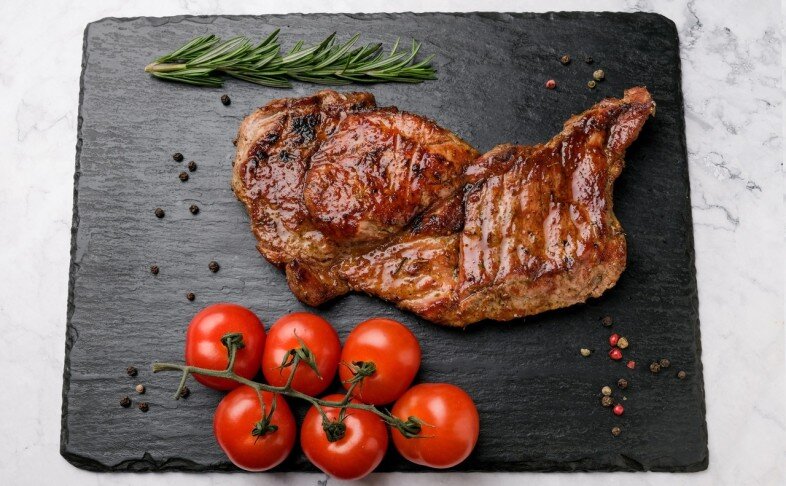 Стейк из свиной шеи