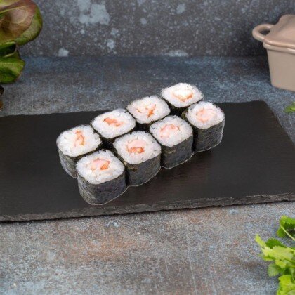 Ролл с тигровой креветкой