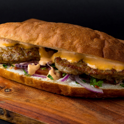 Дурум с куриной котлетой