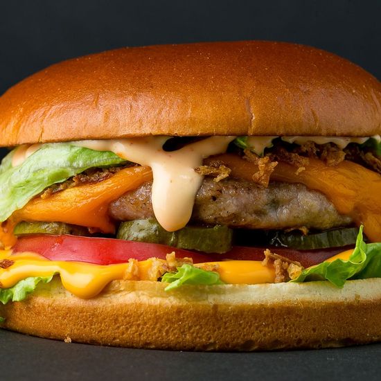 Чизбургер с курицей