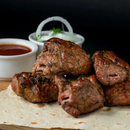 Шашлык из свиной шеи